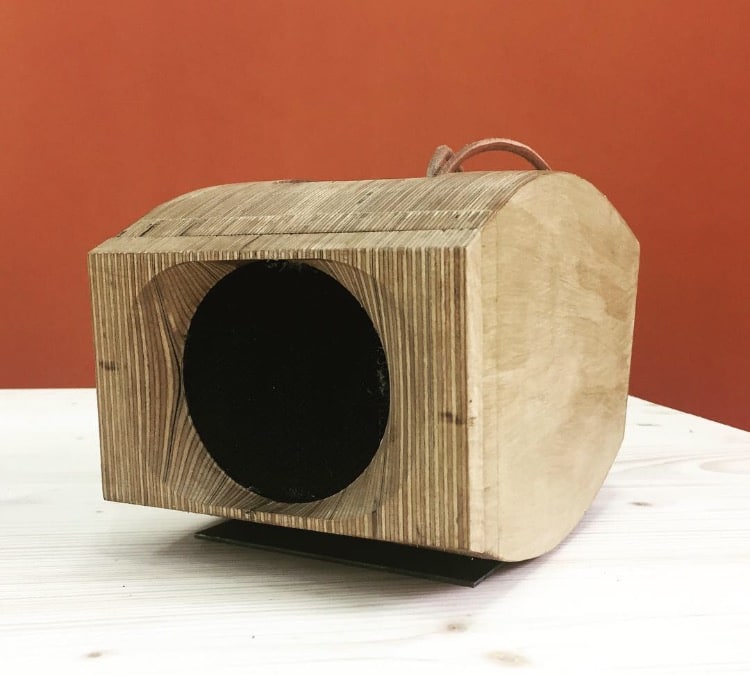 0W1 audio First Prototype - Laminated wood